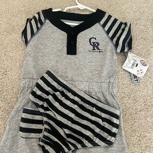 BRAND NEW: Colorado Rockies 4T Dress with matching bottoms!!
